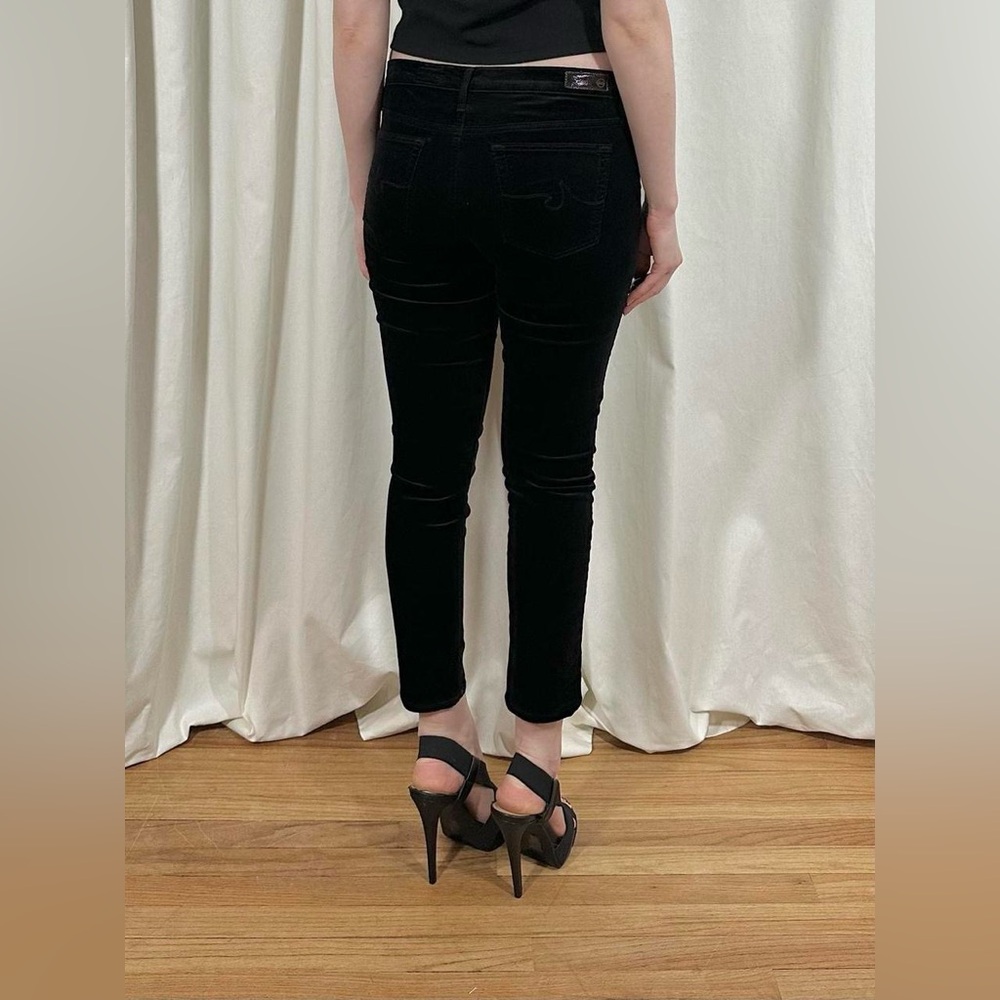 AG Jeans Velvet Low Rise Skinny Jeans - Picture 5 of 8